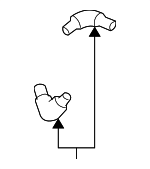 38562SA0003 - Body: Washer Nozzle Joint for Honda: Accord, Civic, Insight Image
