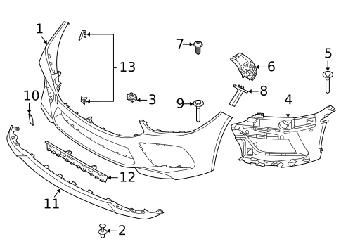 Bumper & Components - Front for 2022 BMW M8 #1