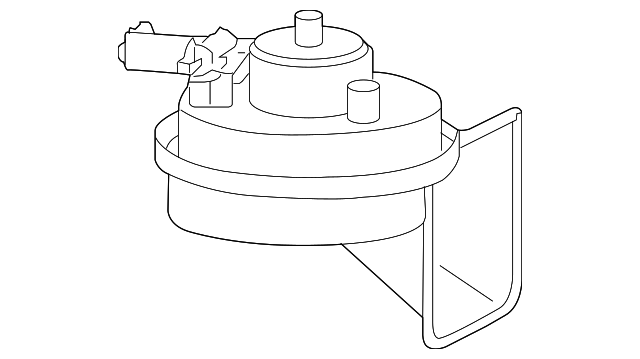 High Note Horn - Porsche (997-635-206-04)