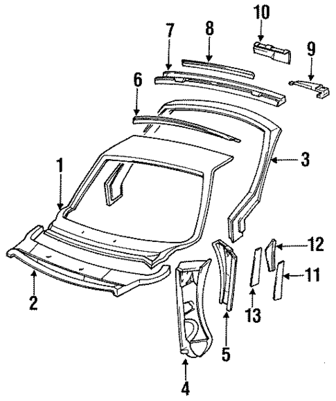 Cowl for 1984 Porsche 911 #0