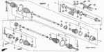 44018S9A010 - Chassis: BOOT SET, OUTBOARD for Acura Image