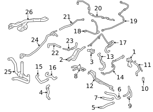 Genuine Audi Lower Hose Radiator Coolant Hose 8W0122055BJ OEM RS5