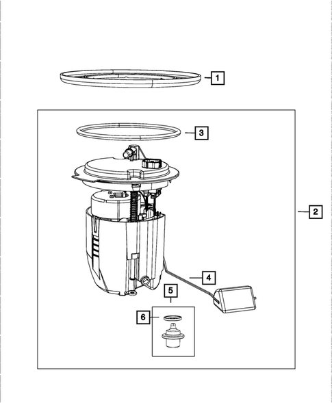 Fuel Pump and Sending Unit for 2014 Chrysler 200 #0