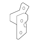 79410D8000 - Body: Upper Hinge for Kia: Forte, K4, Niro, Niro EV, Rio, Seltos, Sorento, Soul, Sportage, Telluride Image