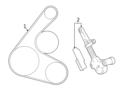 Belts & Pulleys for 2015 Toyota Corolla #0