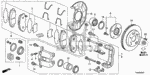 45237S0KA01 - Chassis: RETAINER for Honda Image