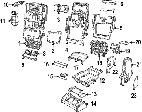 Front Seat Components for 2025 Ram 1500 #0