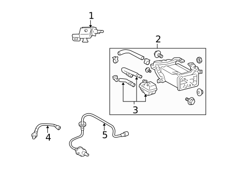Emission Components for 2009 Lexus GS350 #0