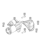 68371509AA - Electrical: Starter Shield for Mopar Image