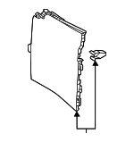589110E170C0 - Body: Side Panel for Toyota Image