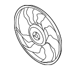 252313R000 - Cooling System: Fan Blade for Kia: Cadenza, Optima, Sedona, Sorento Image