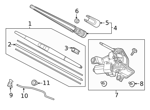 Wipers for 2018 Honda Odyssey #1