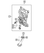 68519305AA - : Timing Case Cover Gasket for Mopar Image