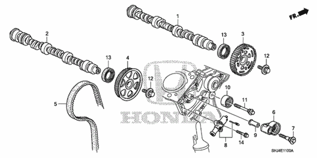 Camshaft - Timing Belt for 2007 Honda Odyssey #0
