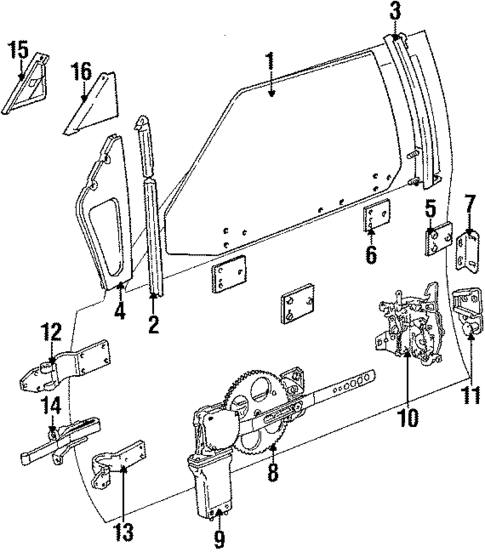 Door for 1984 BMW 633CSi #0