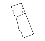 17228650947 - Cooling System: Front Bracket Holder for BMW: 840i Gran Coupe, 840i xDrive Gran Coupe, M8, M8 Gran Coupe, M850i xDrive, M850i xDrive Gran Coupe, X5, X6, X7, XM Image