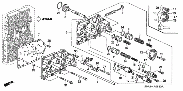 AT Servo Body for 2003 Honda CR-V #0