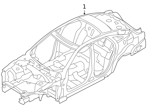 Body Shell for 2018 Jaguar XJR575 #0