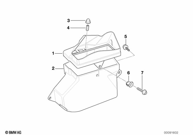 46637653983 - Frame and Mounting Parts: Upper Part of Radio Partition -  for BMW-Motorrad Image