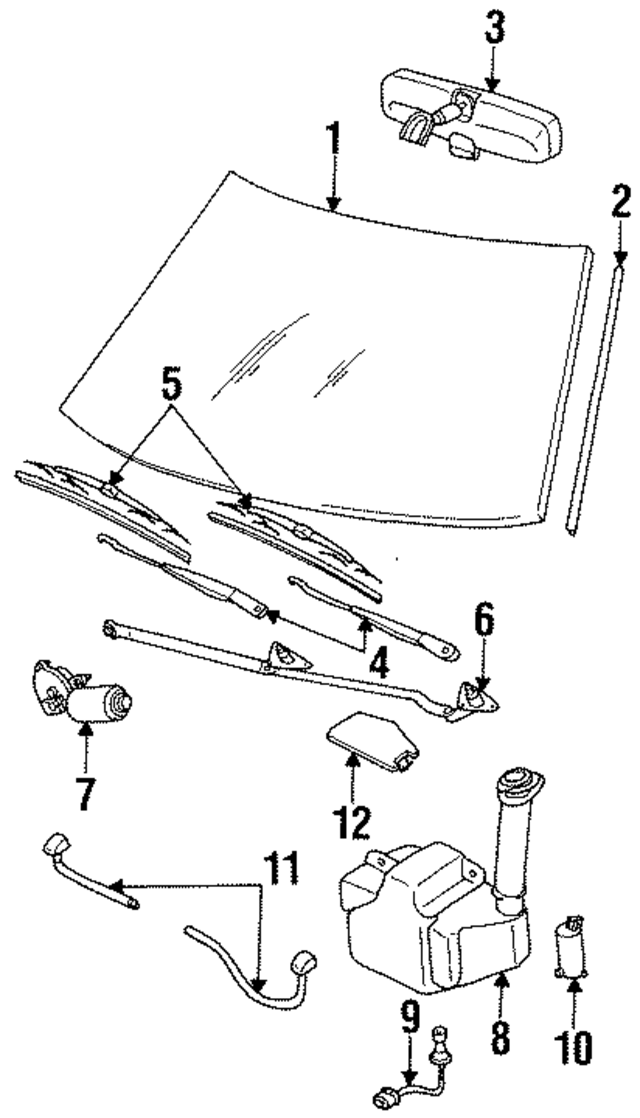 MB622985 - Body: Washer Fluid Reservoir for Mopar Image