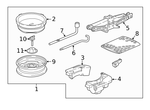 Jack & Components for 2016 Honda CR-Z #0