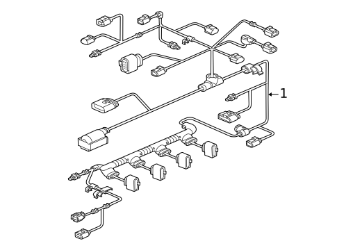 Wiring Harness for 2012 Volkswagen Beetle #0