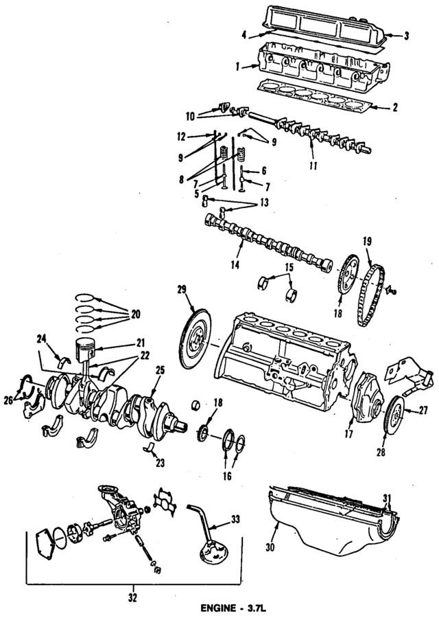 2128912 - Engine: Engine Timing Crankshaft Sprocket for Mopar Image