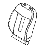 52105A76BF6 - Body: Seat Back Cover for Mini Image