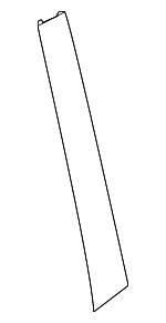 D652508W4 - Body: Black Out Tape for Mazda: 2 Image