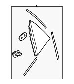 D65150M30B - Body: Rear Molding for Mazda: 2 Image