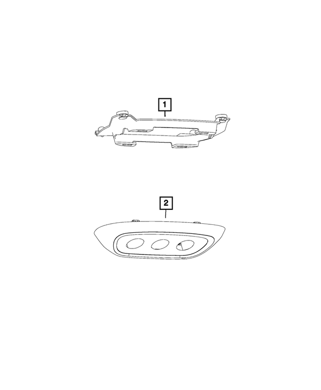 5RU07HDAAA - Interior Trim: Hvac Bezel for Mopar Image image