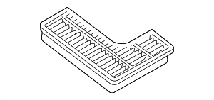 MZ690994 - : Advantage Select™ Engine Air filter,2.0L for Mitsubishi: Eclipse, Expo, Expo LRV, Galant Image