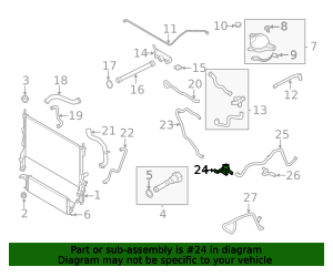 Genuine OEM Ford Part - Valve Assembly LK4Z-18495-G | Genuine OEM Ford ...