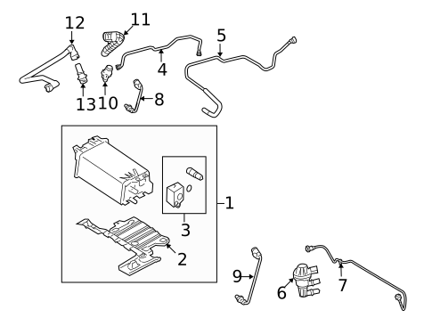 Emission Components for 2009 Ford Taurus X #0