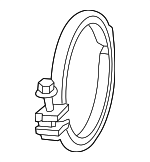 18307606136 - Engine: Turbocharger Clamp for BMW Image