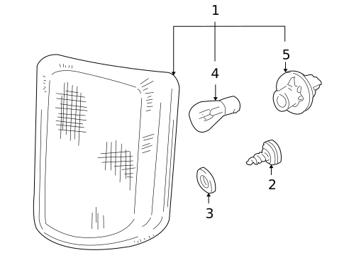Signal Lamps for 2000 Land Rover Discovery #0