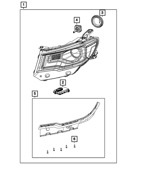 Lamps, Interior and Exterior for 2021 Jeep Compass #6