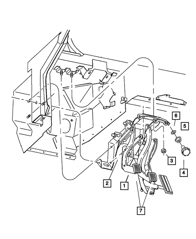 6500197 - Service Brakes: Nut for Mopar Image