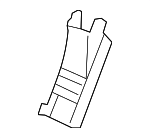 82914SZNA01 - Body: Seat Belt Guide for Acura: ZDX Image