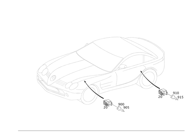 2105403681 - Electrical System: Coupling, Mechanical for Mercedes-Benz Image image