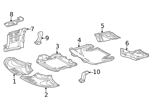 Splash Shields for 2002 Mercedes-Benz S 430 #0