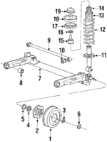 5550033000 - : Axle Beam for Hyundai: Sonata Image