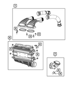 68464764AD - : Charge Air Cooler Duct for Mopar Image