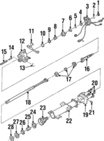26068300 - Steering: Housing Support for Oldsmobile: Cutlass Image