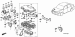 38212SM4003 - Electrical/Exhaust/Heater/Fuel: FUSE, BLOCK (40A) for Honda Image