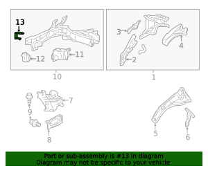 2005-2017 Honda Bracket 60935-SHJ-A00ZZ | OEM Parts Online