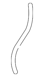 5G0877228 - Body: Drain Hose for Volkswagen: Arteon, Atlas, Atlas Cross Sport, Beetle, e-Golf, Eos, Golf, Golf Alltrack, Golf R, Golf SportWagen, GTI, Jetta, Passat, Phaeton, R32, Rabbit, Tiguan, Tiguan Limited Image