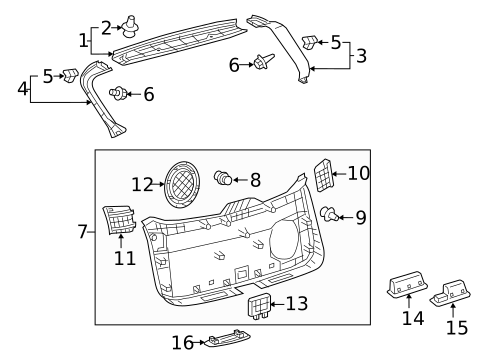 Interior Trim for 2020 Lexus NX300 #0