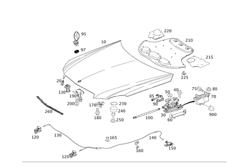 Engine Hood for 2014 Mercedes-Benz E250 #0