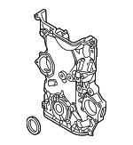 1060A216 - : Front Cover for Mitsubishi: Mirage, Mirage G4 Image